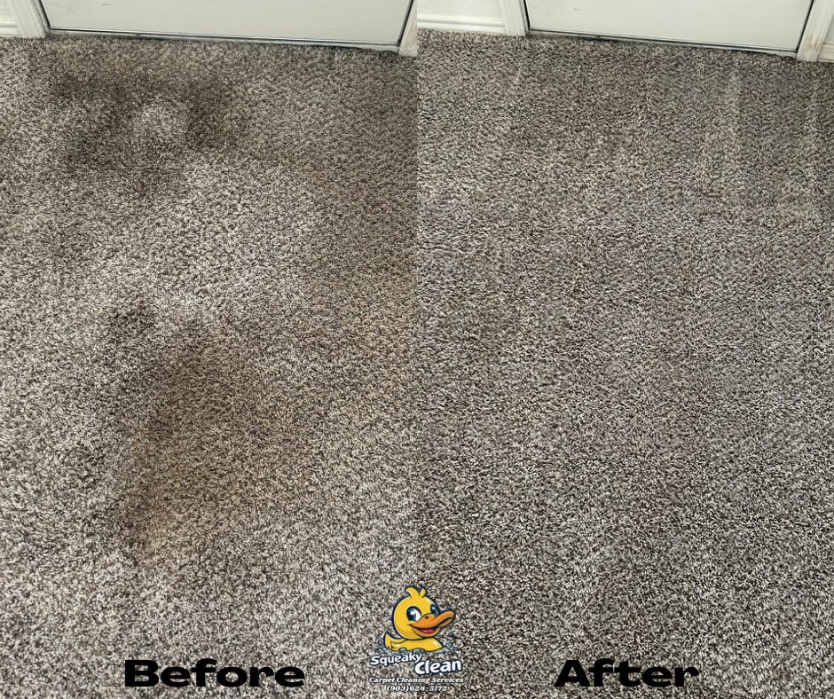 Carpet — heavy soil lifted