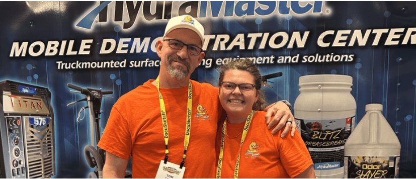 Tom Caver and his daughter Kaitlin — the family behind Squeaky Clean